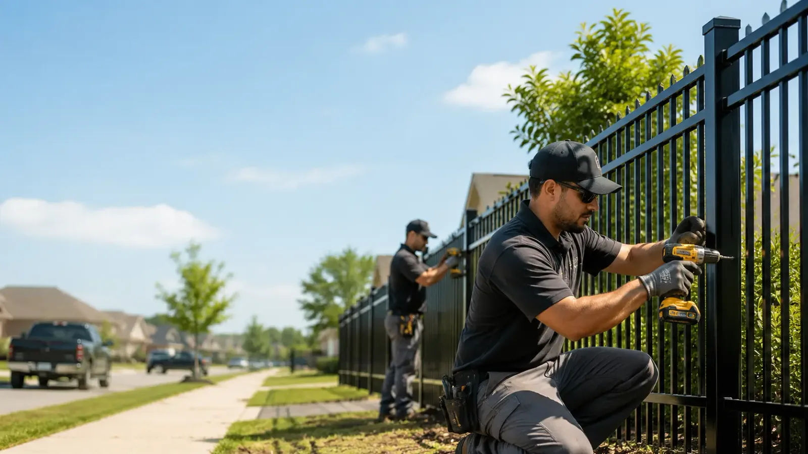Metal Fence Installation in Gibson, LA